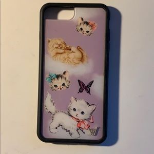 wildflower iphone 6/7/8 plus cat case